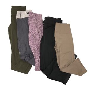 Lululemon Leggings Lot Womens 4 6 Activewear Workout Gym Cropped Yoga Pilates